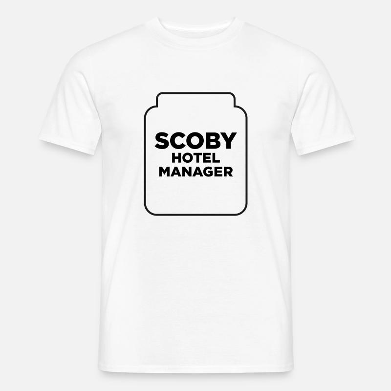Scoby Hoteldirektor - Männer T-Shirt - Weiß