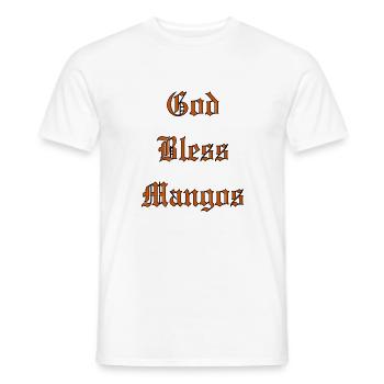 Que Dieu bénisse les mangues - T-shirt homme - blanc - Devant - AI Model Male 178 dark (178cm)