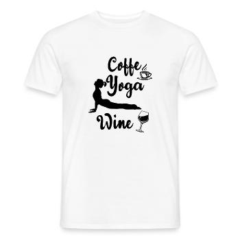 Yoga Meditation Spa Namaste - Männer T-Shirt - Weiß - Vorne - AI Model Male 178 dark (178cm)