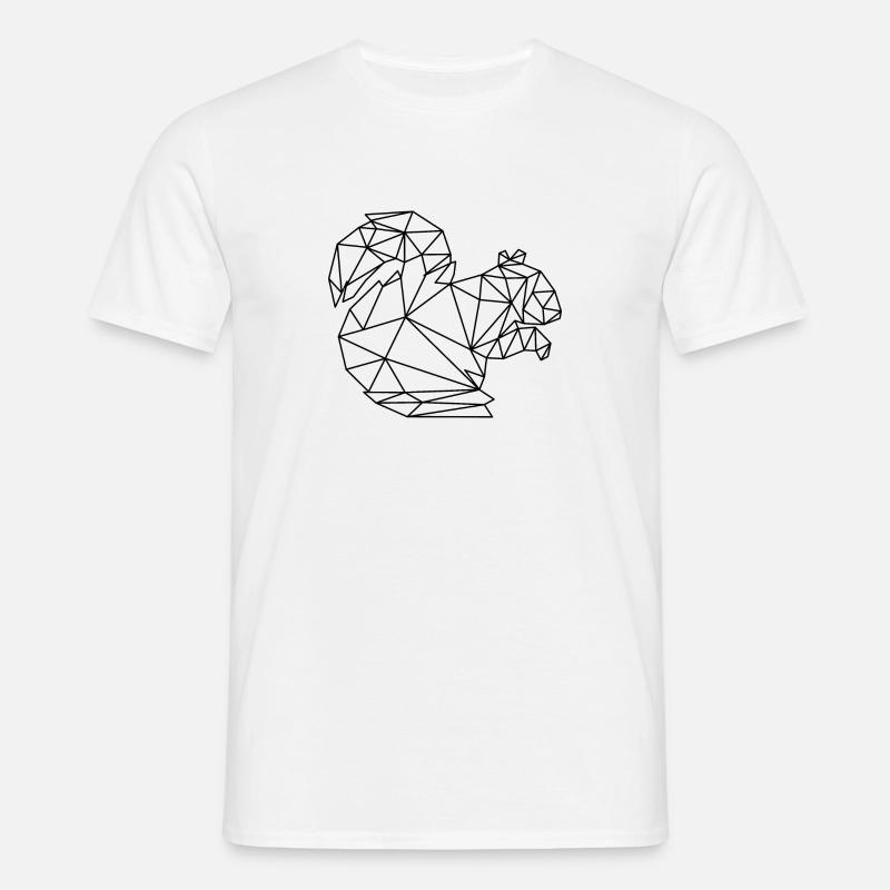 squirrel - Men's T-Shirt - white