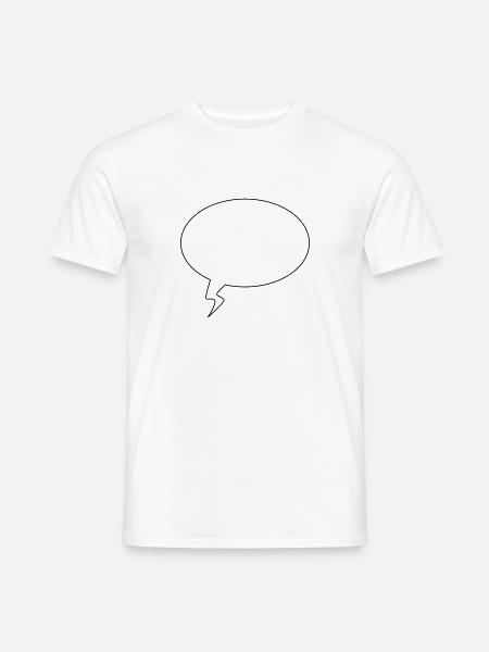 Bulle (à personnaliser) - T-shirt homme - blanc