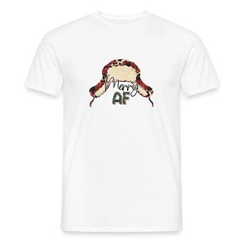 Joyeux Noël, Noël, vacances, jours fériés - T-shirt homme - blanc - Devant - AI Model Male 178 dark (178cm)