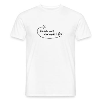 Andere Seite - Männer T-Shirt - Weiß - Vorne - AI Model Male 178 dark (178cm)