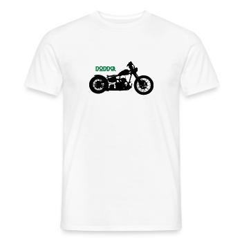 Bobber - Männer T-Shirt - Weiß - Vorne - AI Model Male 178 dark (178cm)
