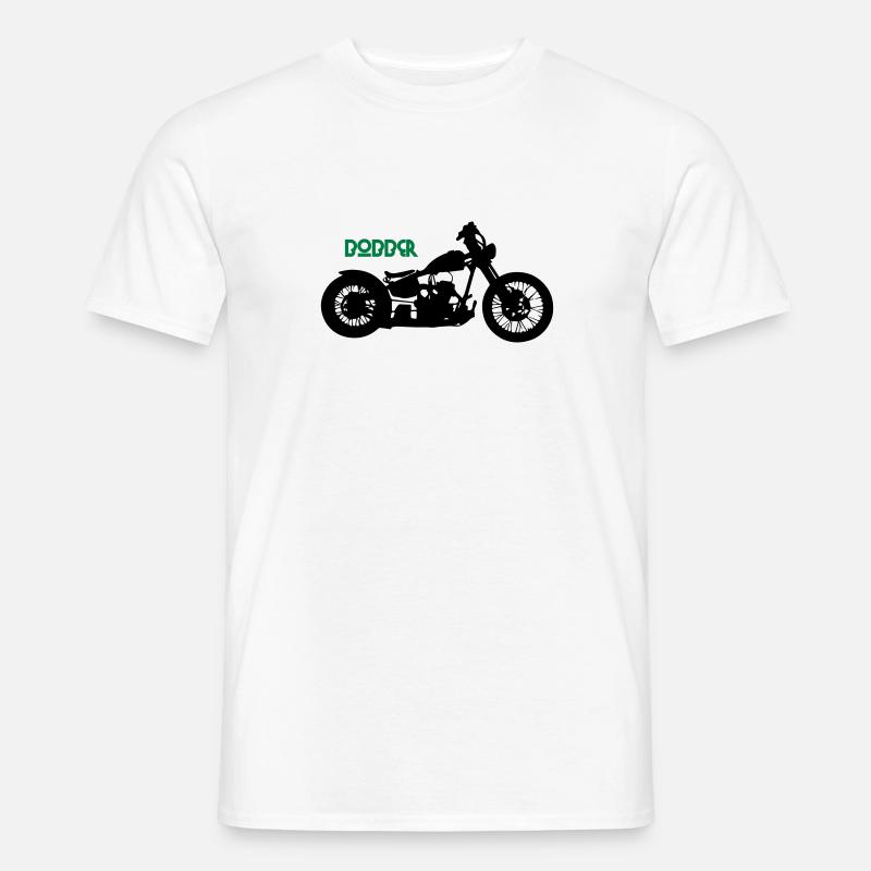 Bobber - Männer T-Shirt - Weiß