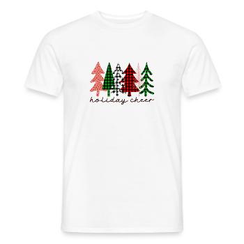 Joyeux Noël, Noël, vacances, jours fériés - T-shirt homme - blanc - Devant - AI Model Male 178 dark (178cm)