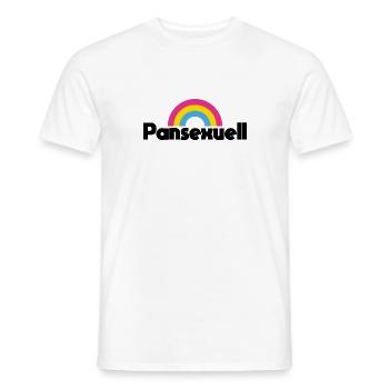 Pansexuell - Männer T-Shirt - Weiß - Vorne - AI Model Male 178 dark (178cm)