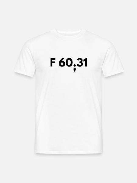 ICD-10 F60.31 Borderline Semikolon - Männer T-Shirt - Weiß