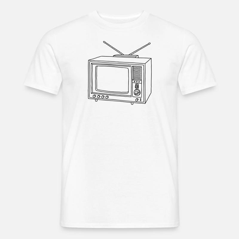 Fernseher Fernsehapparat - Männer T-Shirt - undefined