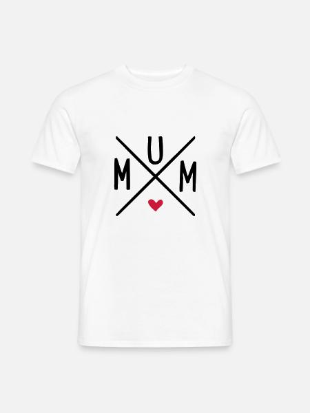 mum - T-shirt homme - blanc