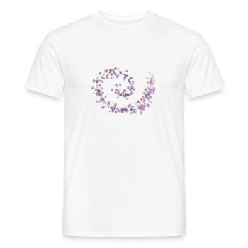 SWIRL blah blah - Männer T-Shirt - Weiß - Vorne - AI Model Male 178 dark (178cm)