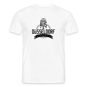 Dusseldorf the city Moin Germany - Men's T-Shirt - white - Front - AI Model Male 178 dark (178cm)