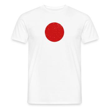 Japan - Men's T-Shirt - white - Front - AI Model Male 178 dark (178cm)