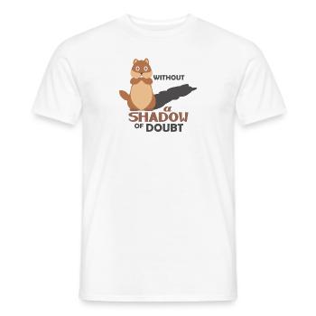 Sans ombre de doute - T-shirt homme - blanc - Devant - AI Model Male 178 dark (178cm)