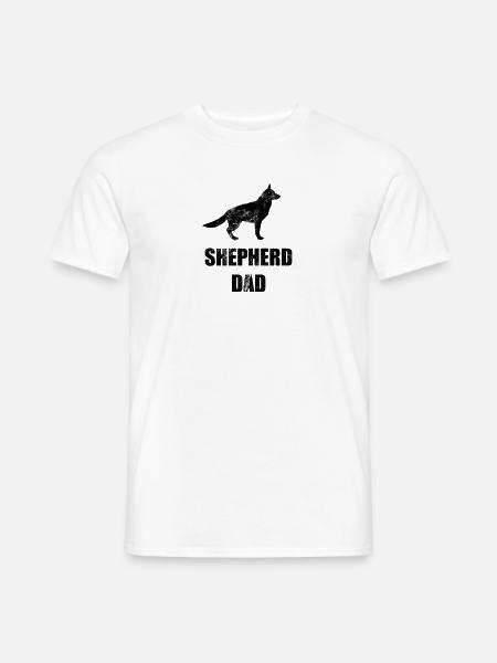 German shepherd - Men's T-Shirt - white
