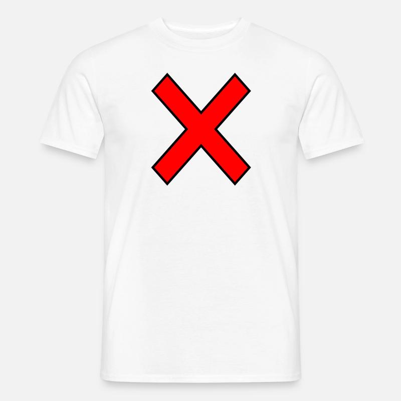 Croce Rossa - T-shirt uomo - bianco