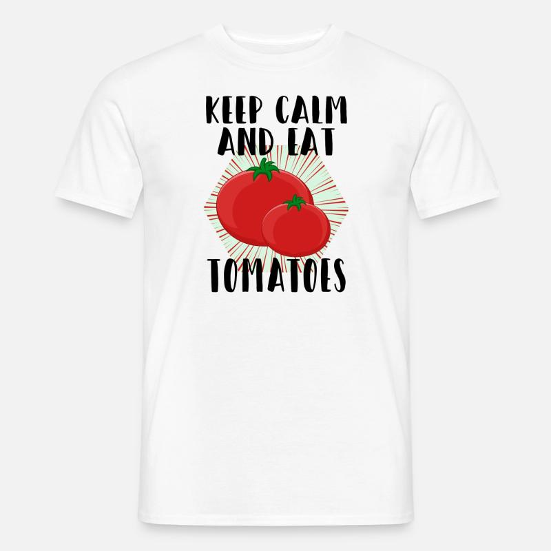 Tomate - Männer T-Shirt - Weiß