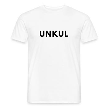 unkul, lustige Sprüche, Geschenk - Männer T-Shirt - Weiß - Vorne - AI Model Male 178 dark (178cm)