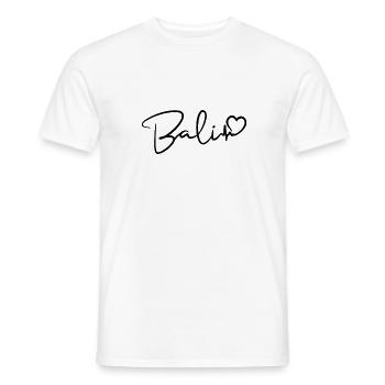 Bali Herzschlag - Männer T-Shirt - Weiß - Vorne - AI Model Male 178 dark (178cm)