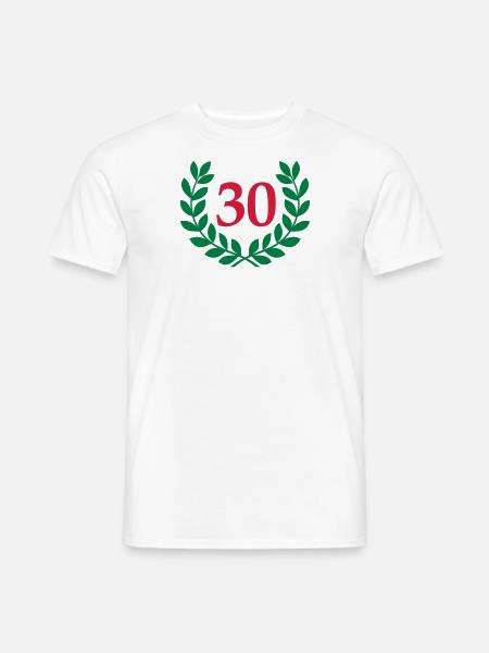 30 year anniversary - Men's T-Shirt - white