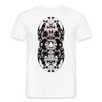 Résumé n° 51 - T-shirt homme - blanc - Devant - AI Model Male 178 dark (178cm)