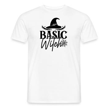 Grundlegende Hexe - Männer T-Shirt - Weiß - Vorne - AI Model Male 178 dark (178cm)