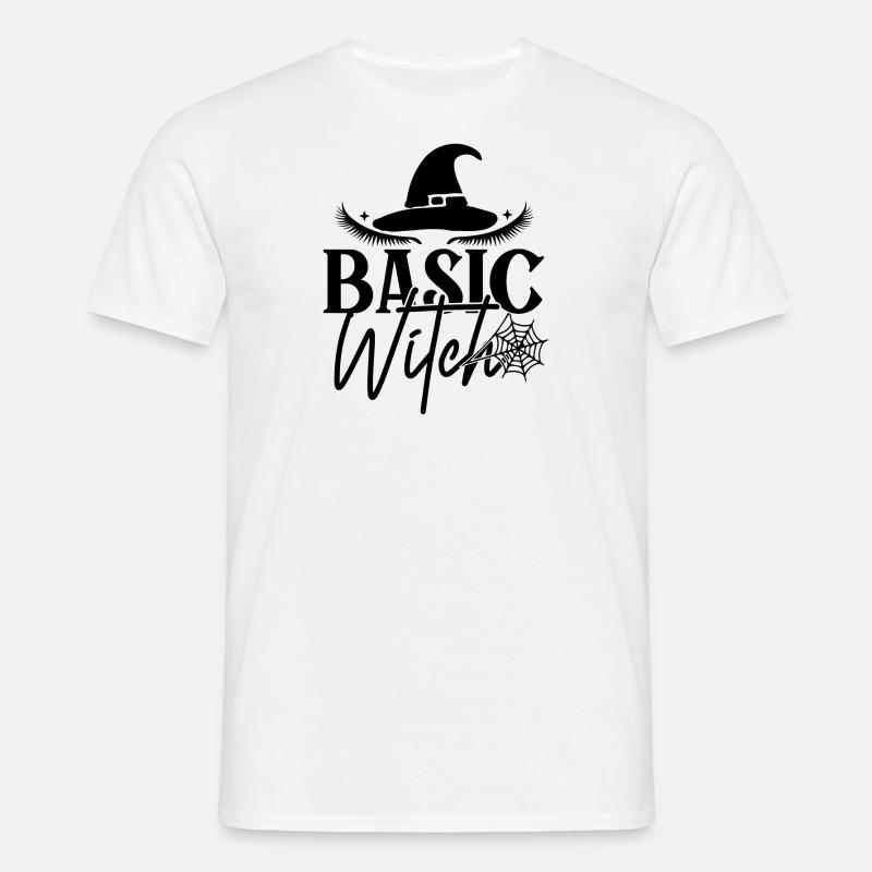 Basic Witch - Men's T-Shirt - white