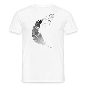 Parapente de printemps - T-shirt homme - blanc - Devant - AI Model Male 178 dark (178cm)