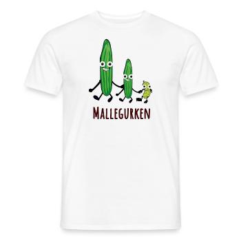 gurken familie,gurken,gurke, mallegurken - Männer T-Shirt - Weiß - Vorne - AI Model Male 178 dark (178cm)