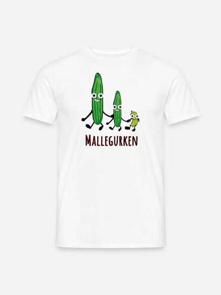 gurken familie,gurken,gurke, mallegurken - Männer T-Shirt - Weiß