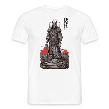 Retro Dämon Skelett Manga Magie Design - Männer T-Shirt - Weiß - Vorne - AI Model Male 178 dark (178cm)