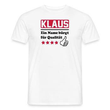 weihnachtsmann - T-shirt homme - blanc - Devant - AI Model Male 178 dark (178cm)