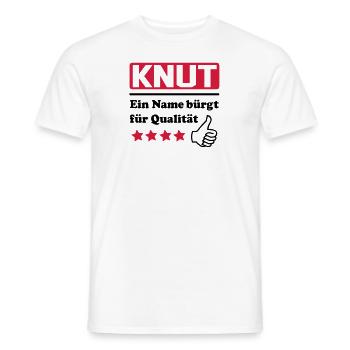noeud attaché - T-shirt homme - blanc - Devant - AI Model Male 178 dark (178cm)