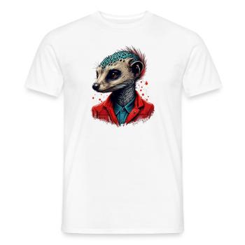 Suricate - T-shirt homme - blanc - Devant - AI Model Male 178 dark (178cm)