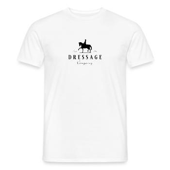 Dressage Horse - Horse Dressage Dressage - Men's T-Shirt - white - Front - AI Model Male 178 dark (178cm)