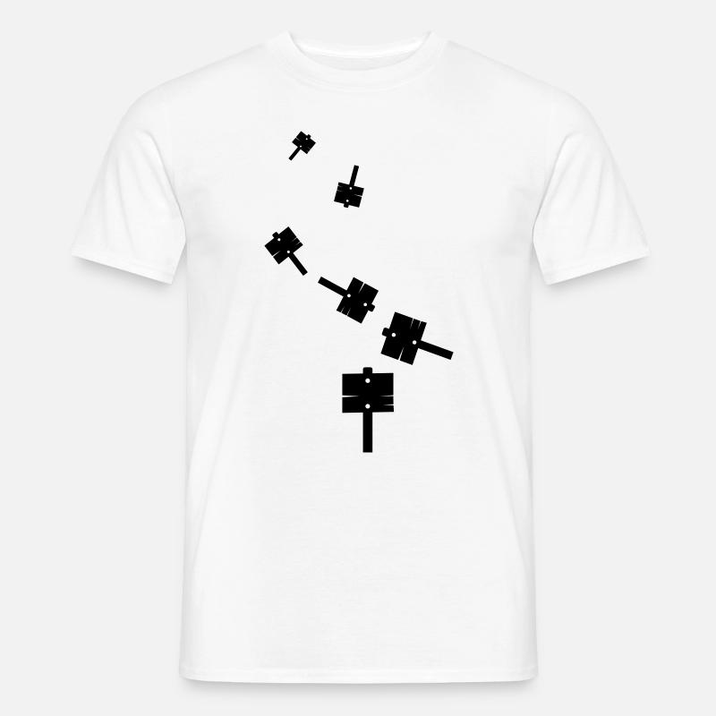 Wegweiser icon - Männer T-Shirt - Weiß