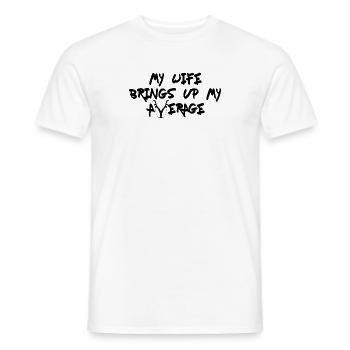 Durchschnittspins - Männer T-Shirt - Weiß - Vorne - AI Model Male 178 dark (178cm)