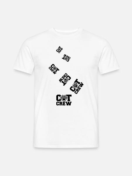 Équipage Cat - T-shirt homme - blanc