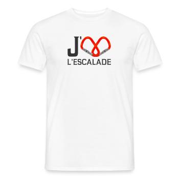 Ich Liebe Klettern Bergsteigen Bergwandern - Männer T-Shirt - Weiß - Vorne - AI Model Male 178 dark (178cm)