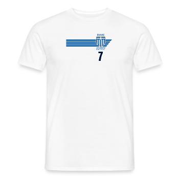Greece Hellas Greece Greek Football - Men's T-Shirt - white - Front - AI Model Male 178 dark (178cm)