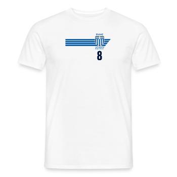 Greece Hellas Greece Greek Football - Men's T-Shirt - white - Front - AI Model Male 178 dark (178cm)