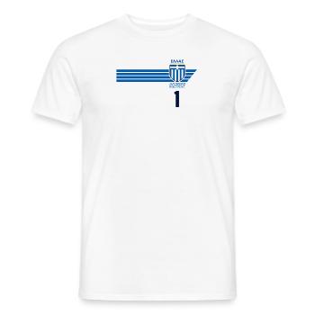 Greece Hellas Greece Greek Football - Men's T-Shirt - white - Front - AI Model Male 178 dark (178cm)