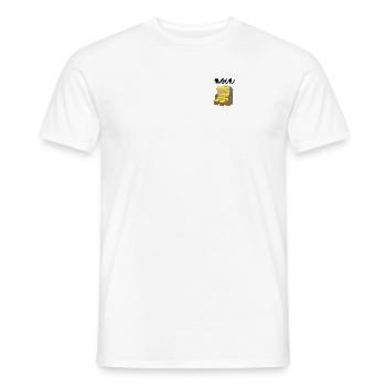 Moin Strandkorb Urlaub Nordlicht Nordisch Ostsee - Männer T-Shirt - Weiß - Vorne - AI Model Male 178 dark (178cm)