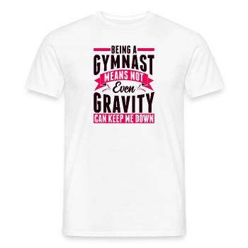 Gymnastik Turner Turnerin Turnen - Männer T-Shirt - Weiß - Vorne - AI Model Male 178 dark (178cm)