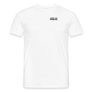 Problèmes de vin vinique Buveur de vin Winemaker Festival du vin - T-shirt homme - blanc - Devant - AI Model Male 178 dark (178cm)