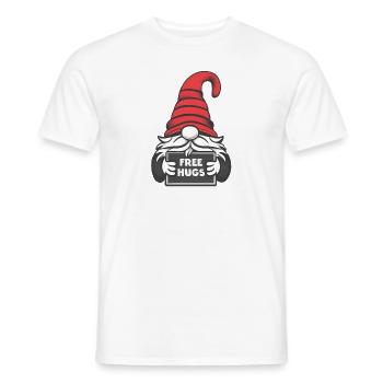Zwerg der Umarmungen vergibt free Hugs süß - Männer T-Shirt - Weiß - Vorne - AI Model Male 178 dark (178cm)