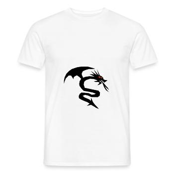 A Dragon Dragon - Men's T-Shirt - white - Front - AI Model Male 178 dark (178cm)