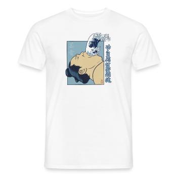 The Great Vomit - Men's T-Shirt - white - Front - AI Model Male 178 dark (178cm)