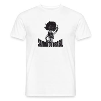 Brésil - T-shirt homme - blanc - Devant - AI Model Male 178 dark (178cm)