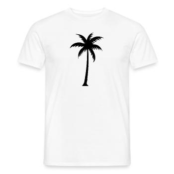 Palmen - Männer T-Shirt - Weiß - Vorne - AI Model Male 178 dark (178cm)